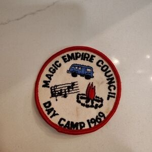 Vintage Magic Empire Council Day Camp Patch 1969